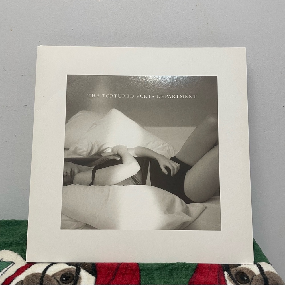 The Tortured Poets Department Vinyl LP - Black & White Cover
